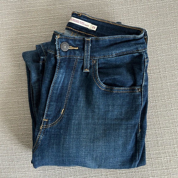 LEVIS 721 HIGH RISE SKINNY WOMEN'S JEANS- size 25 - Picture 5 of 5